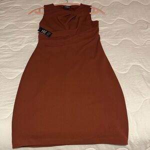Express Women's Rusty Tan Mini Dress